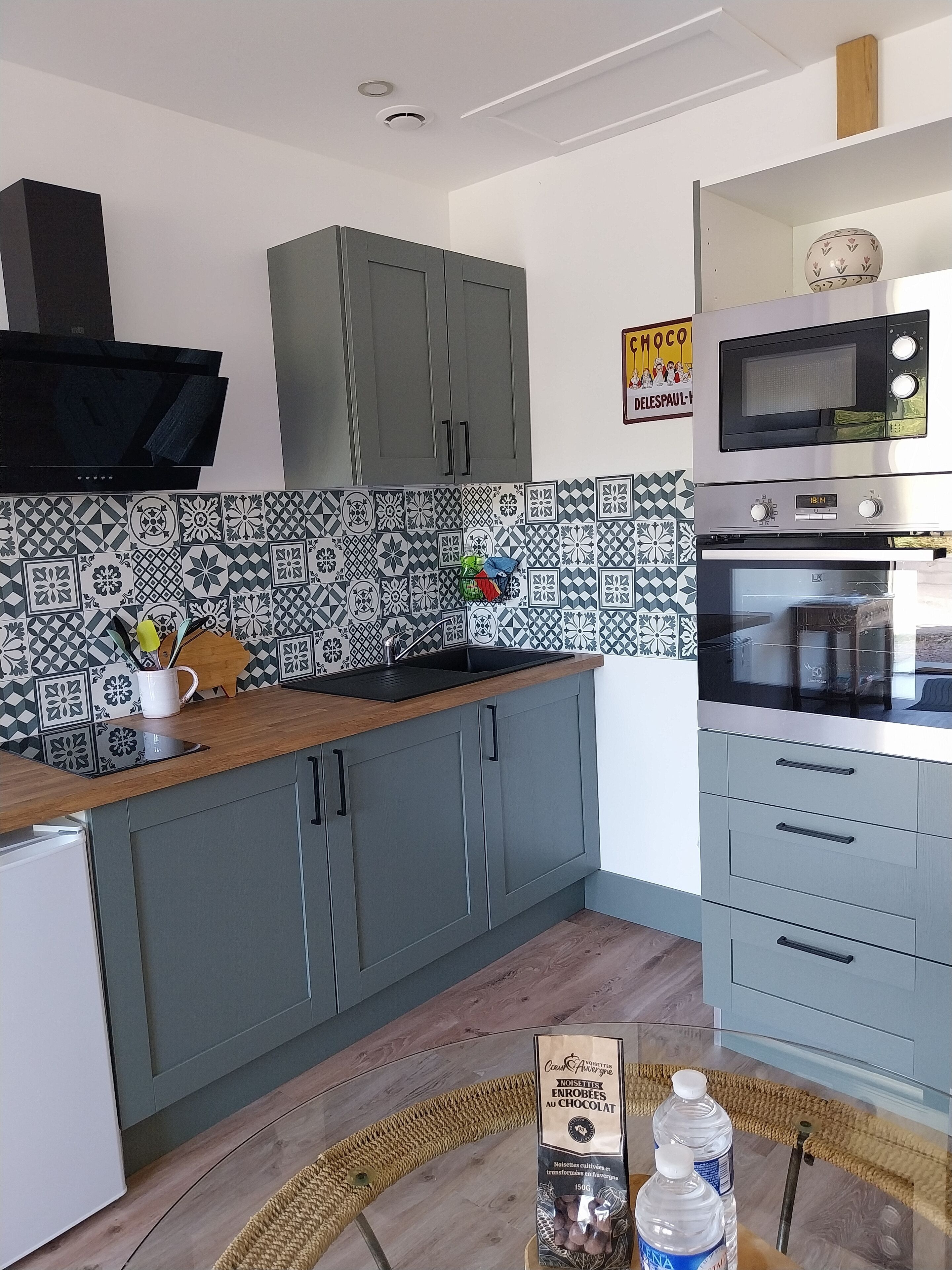 Mikrobølgeovn, ovn, kogeplade