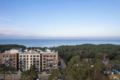 Stylish Studio in Miedzywodzie | Balcony, Close to the Beach