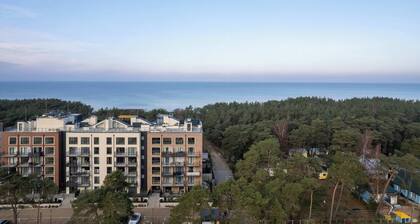 Stylish Studio in Miedzywodzie | Balcony, Close to the Beach