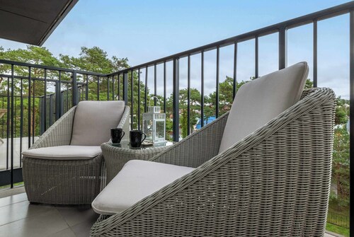 Stilvolles Studio in Międzywodzie | Balkon, Nähe zum Strand