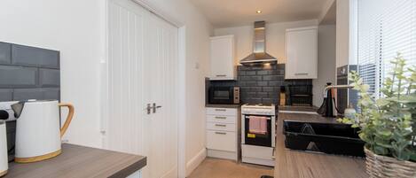 Microwave, oven, stovetop