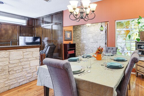 Private Yard w/ Pool: Quiet Getaway in San Antonio