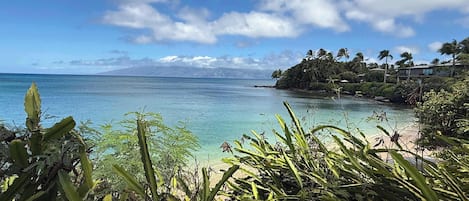 靠近海滩