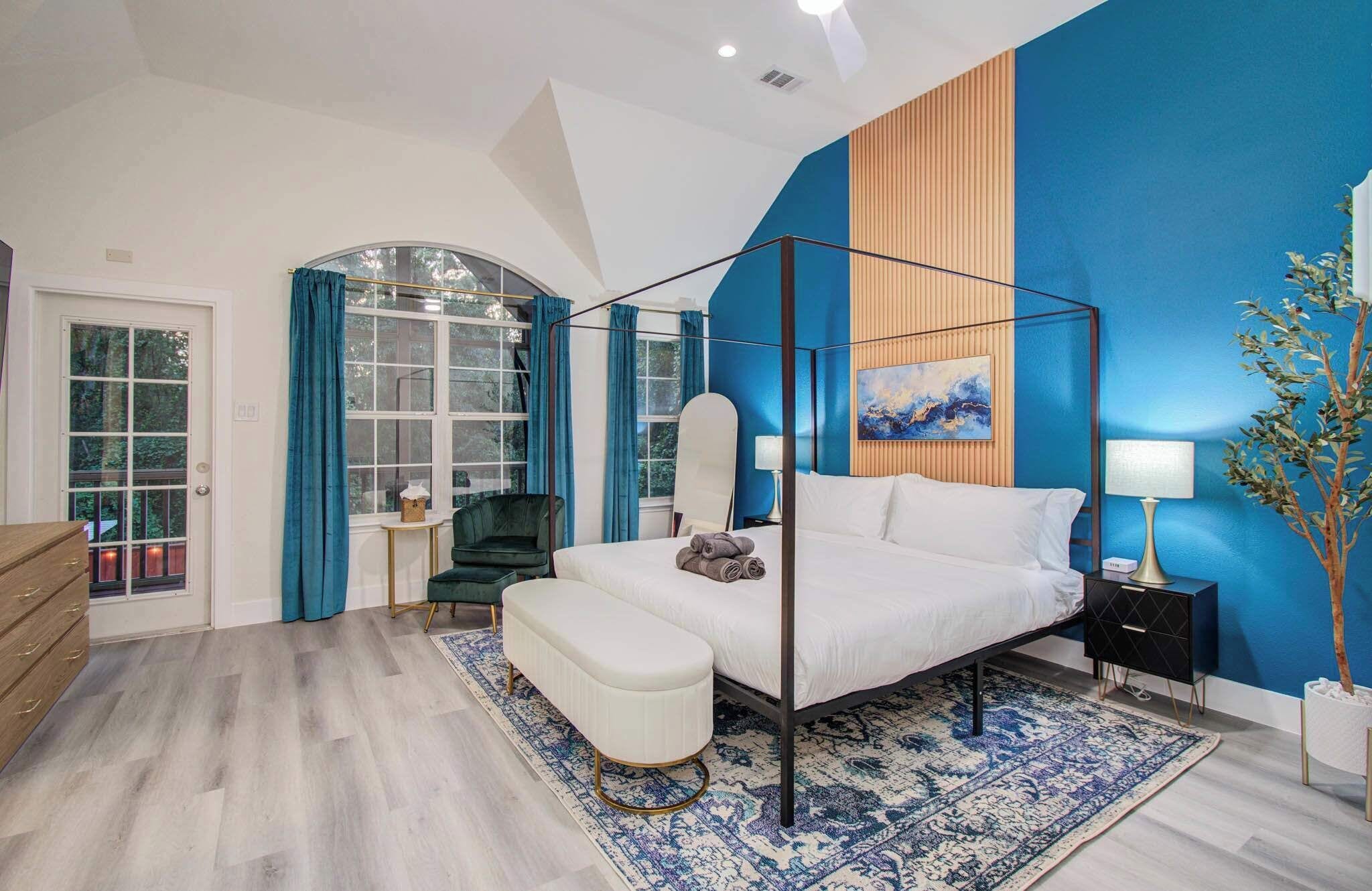 5 chambres, fer et planche à repasser, Wi-Fi, draps fournis