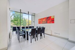 Dining - Executive Park w/Private Gym, Office & City View (Las Condes)