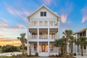 Exterior - New Listing! Bay Views! Beach Access! Garage! Outdoor Shower! Balconies! (Port St. Joe)