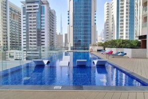 Apartment | 2 bedrooms - Lux 2BR Business Bay Pool Sauna Burj View (Dubai)