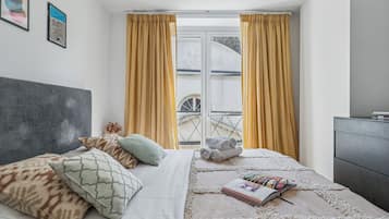 Appartement Ville, 1 lit double et 1 canapé-lit, non-fumeurs | Fer et planche à repasser, lits bébé (en supplément), Wi-Fi gratuit