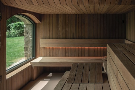 Sauna, hot tub, steam room, hot springs, hot stone massages