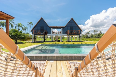 Pool. New! Cabin with AC in La Lometa - perfect getaway spot