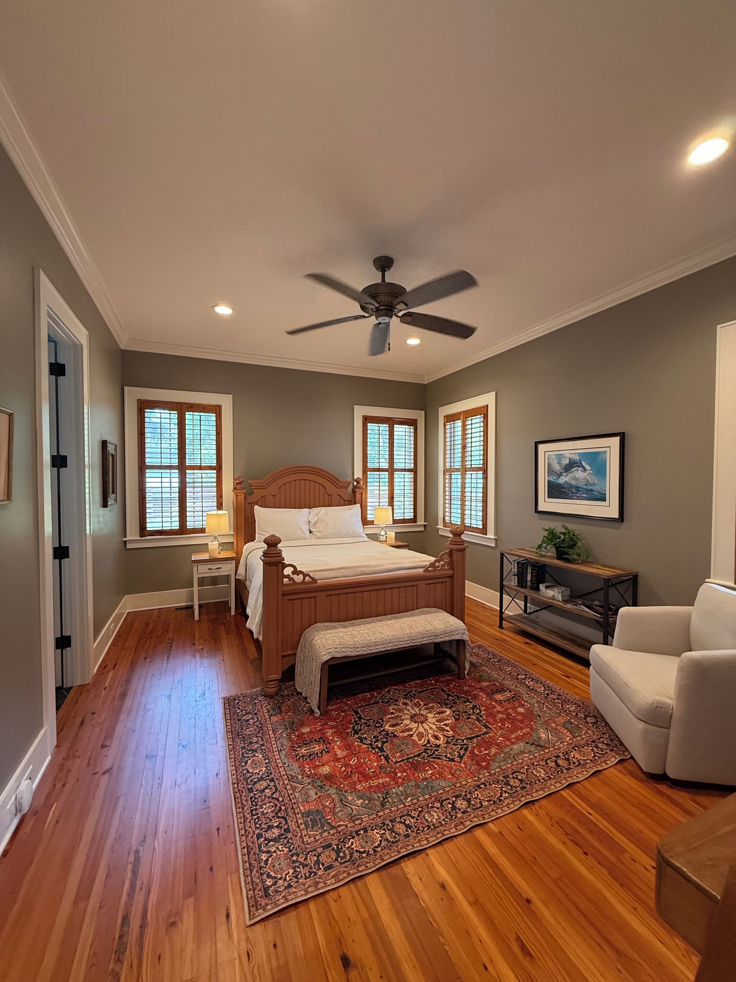 1 slaapkamer, een bureau, gratis wifi, beddengoed