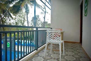Deluxe Double Room, Balcony, Pool View | Balcony view