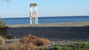 Vlak bij het strand