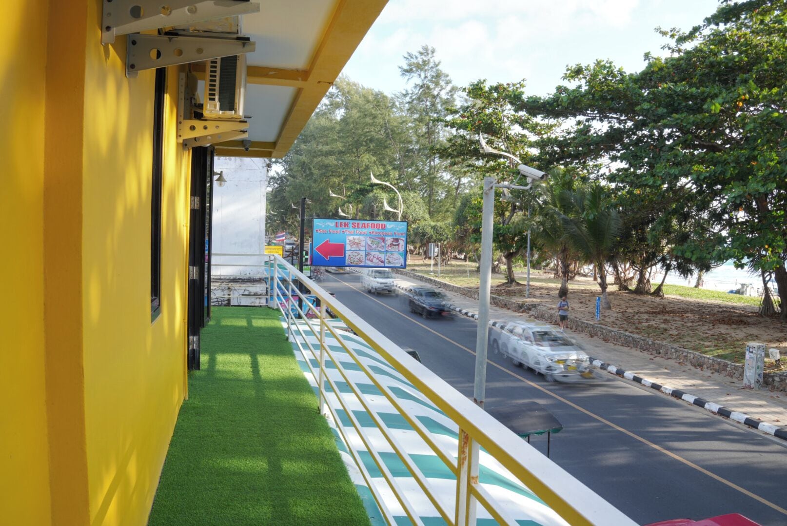 Shared Dormitory, Mixed Dorm, Air conditioning, Beach View | Property grounds