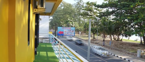 Shared Dormitory, Mixed Dorm, Air conditioning, Beach View | Property grounds