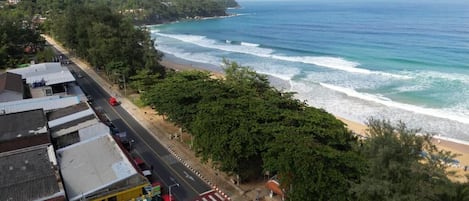 Beach nearby, white sand