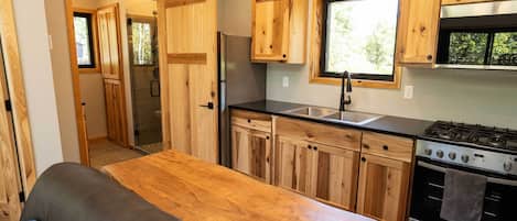 Microwave, oven, stovetop