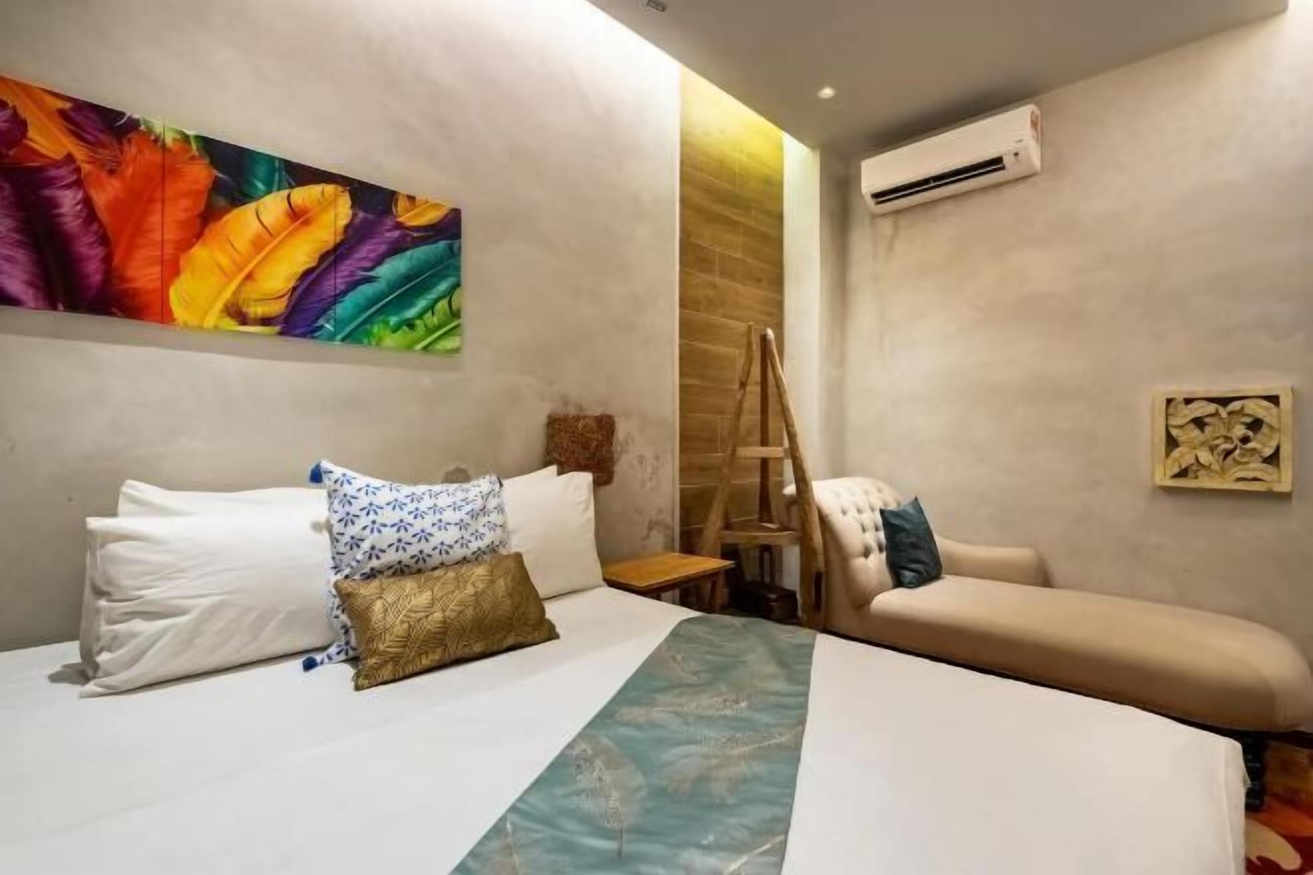 Desk, iron/ironing board