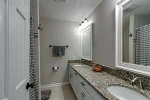 Shower, hair dryer