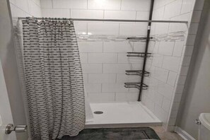Shower, hair dryer