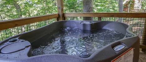 Bain à remous extérieur