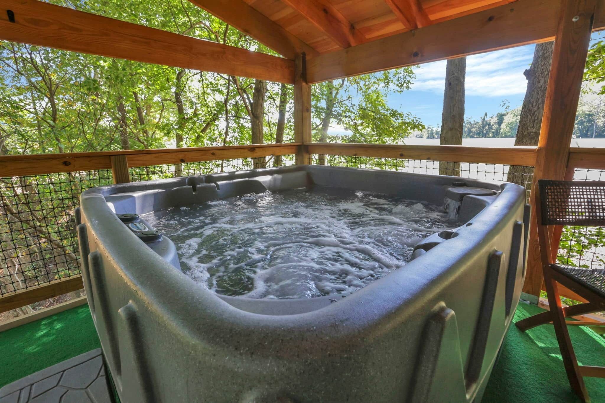 Bain à remous extérieur