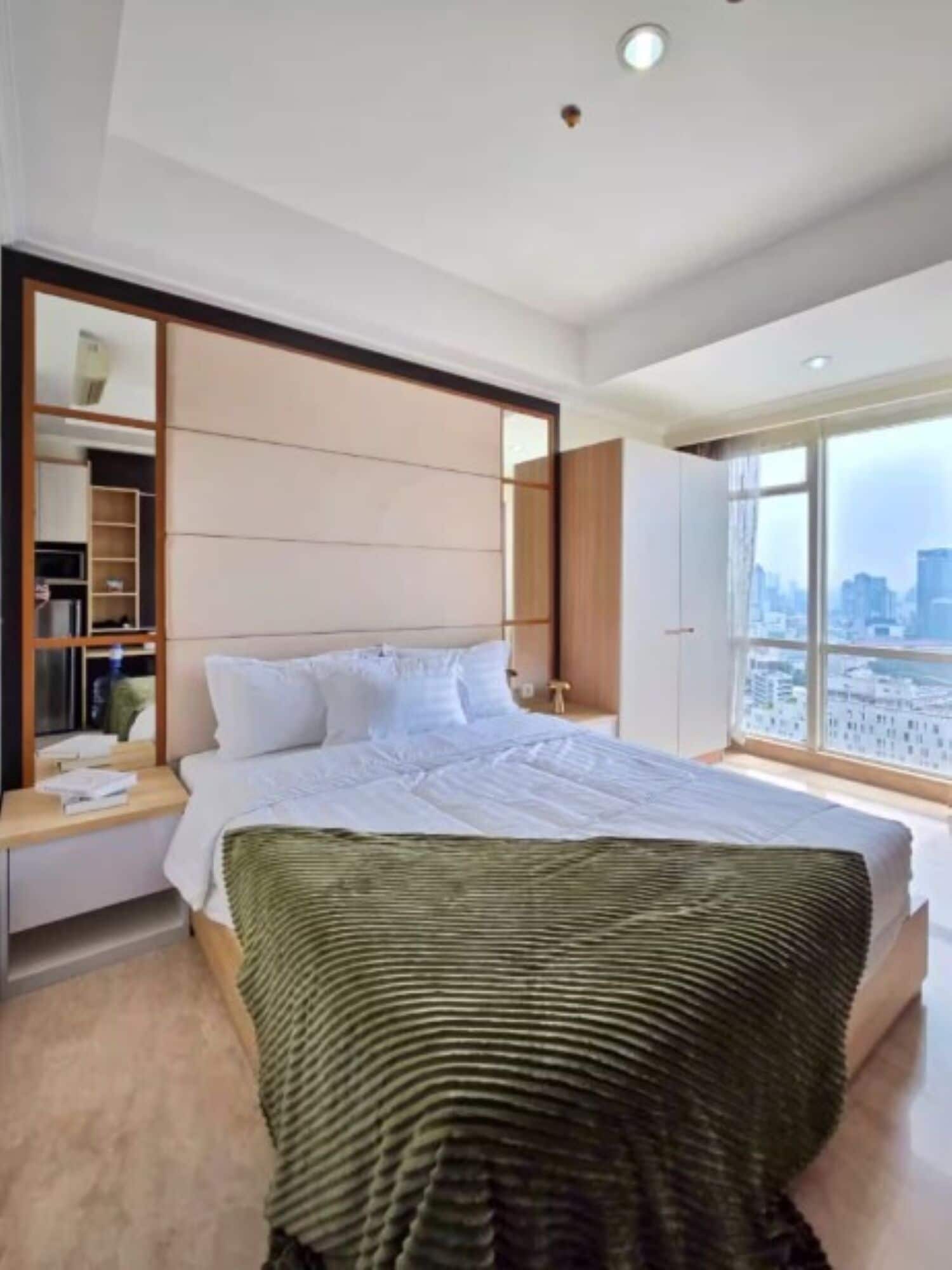 아파트, 침실 1개, 시내 전망 | 다리미/다리미판, 무료 WiFi, 침대 시트