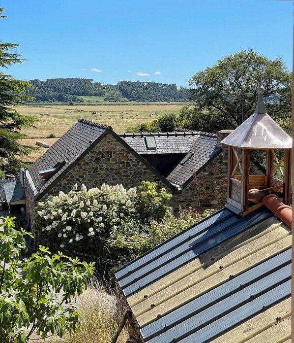 Blick von der Unterkunft