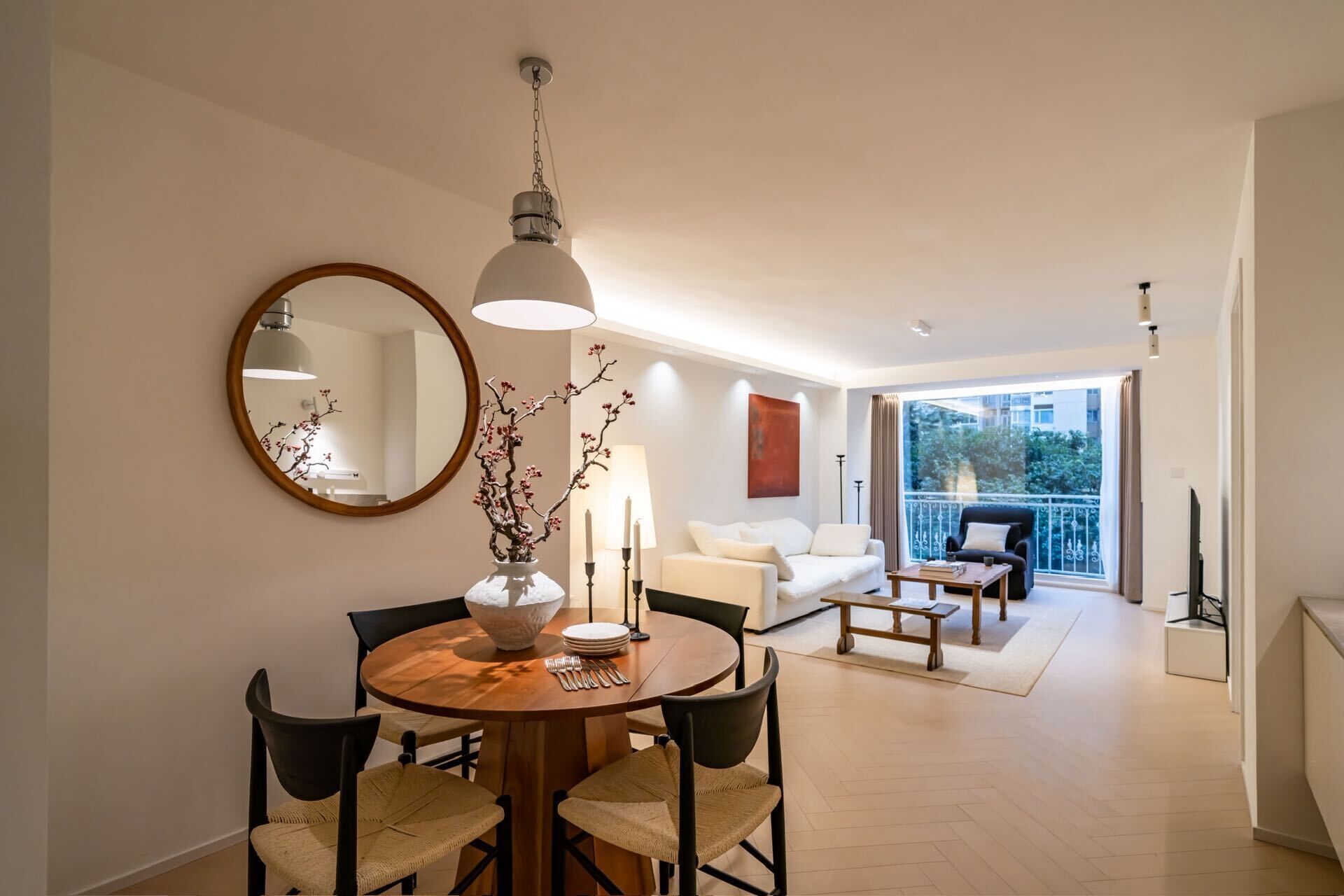 Apartamento sénior, 2 habitaciones | Zona de estar