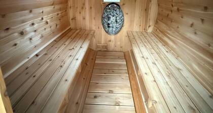 Hocking Hills Wellness Retreat by Serenity Afloat Barrel Sauna and Cold Plunge