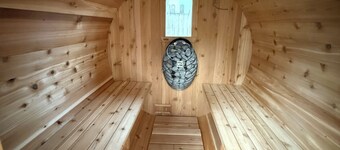 Hocking Hills Wellness Retreat by Serenity Afloat Barrel Sauna and Cold Plunge