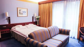 Business-Doppelzimmer | Bügeleisen/Bügelbrett, kostenloses WLAN