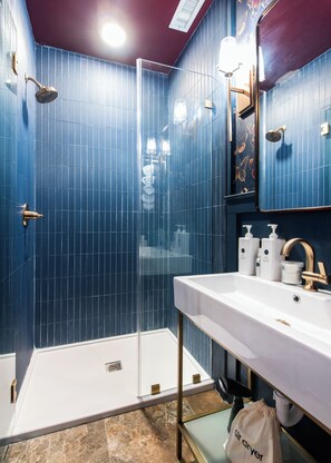 Regadera, amenidades de baño ecológicas, secadora de cabello, toallas 