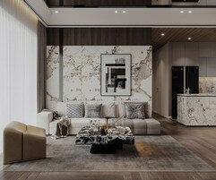 Căn hộ Premier, 1 phòng ngủ, ban công, quang cảnh thành phố | Bộ đồ giường kháng dị ứng, minibar, trang trí khác biệt 