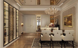 プレミア アパートメント 3 ベッドルーム バルコニー シティビュー | 低刺激性寝具、ミニバー、客室ごとに異なる装飾、客室ごとに異なるインテリア