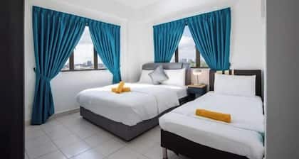 A Modern 3BR Home Near Danga Bay, Free Parking
