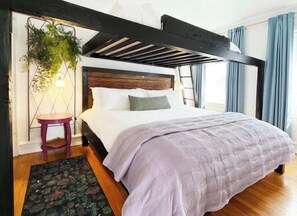 1 habitación, tabla de planchar con plancha, cuna de viaje y wifi 