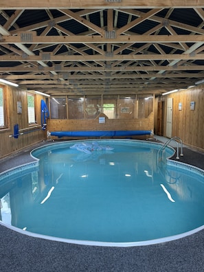 Indoor pool, a heated pool