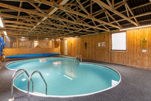 Indoor pool, a heated pool