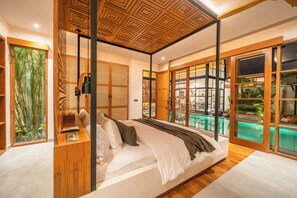 4 bedrooms, internet, bed sheets