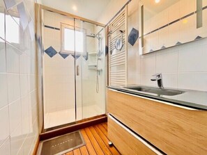 Shower, hair dryer