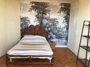 2 chambres, fer et planche Ă repasser, Wi-Fi, literie fournie