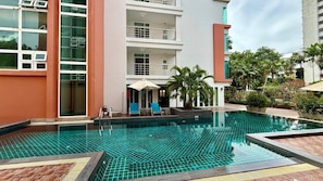 Appart'hôtel, 1 chambre, accessible aux personnes à mobilité réduite, balcon | Piscine