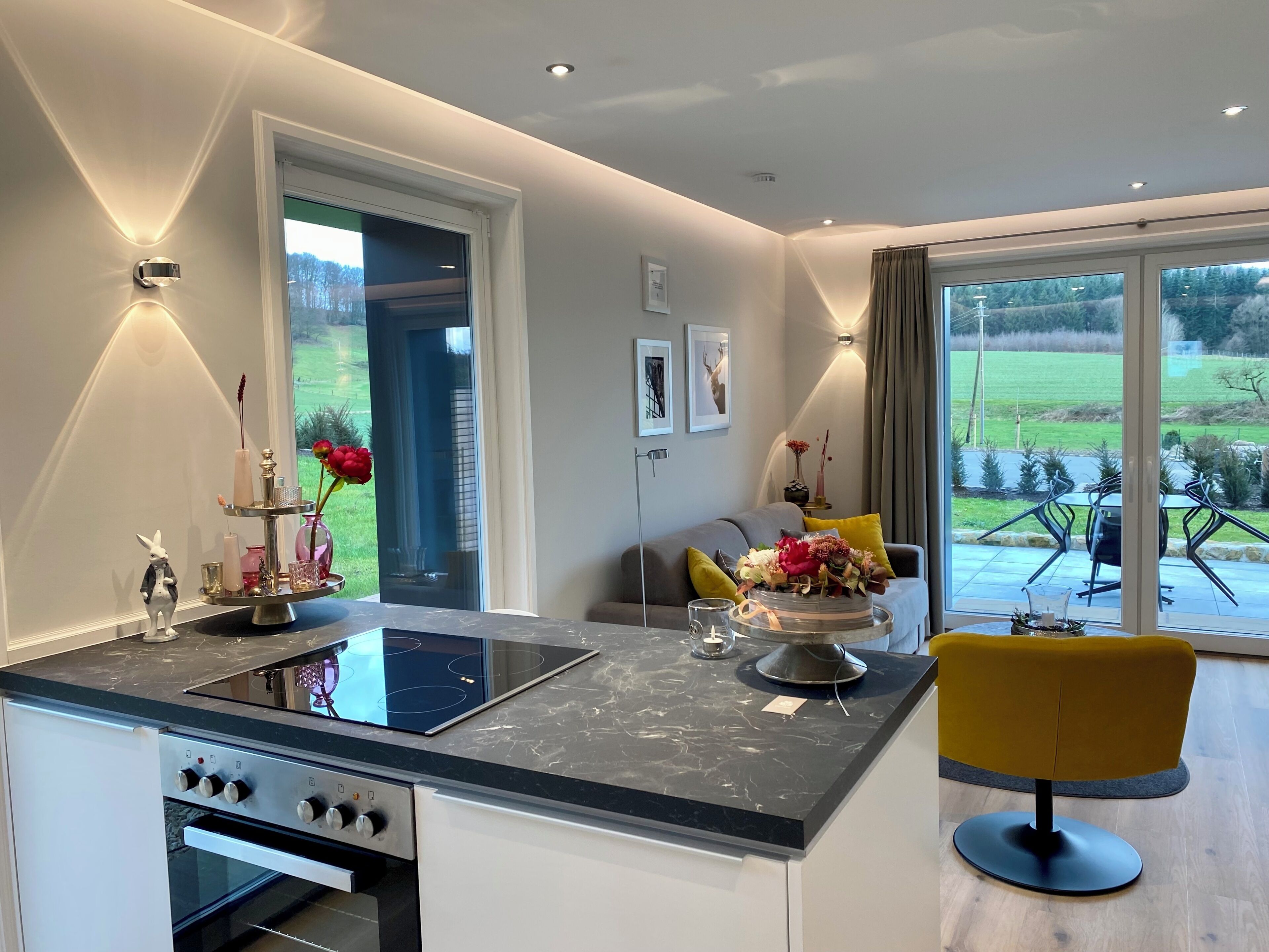 Suite Deluks, pemandangan bukit | Dapur pribadi