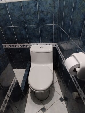 Towels, soap, toilet paper