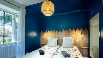2 slaapkamers, een strijkplank/strijkijzer, wifi, beddengoed