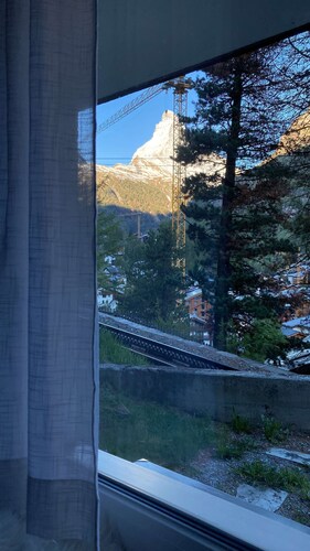 Chalet Studio Zermatt: Matterhorn Views & Terrace