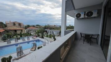 Uitzicht vanaf balkon