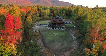 Luxury Adirondack Retreat Near Whiteface Sleeps 14, Hot Tub, Fire Pit, Views