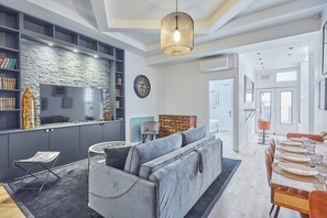 Apartment | Living area - Superb AC Loft 3 bdr - Paris Pere Lachaise (Paris)